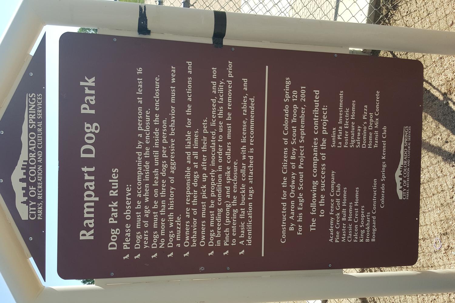 Rampart Dog Park 5